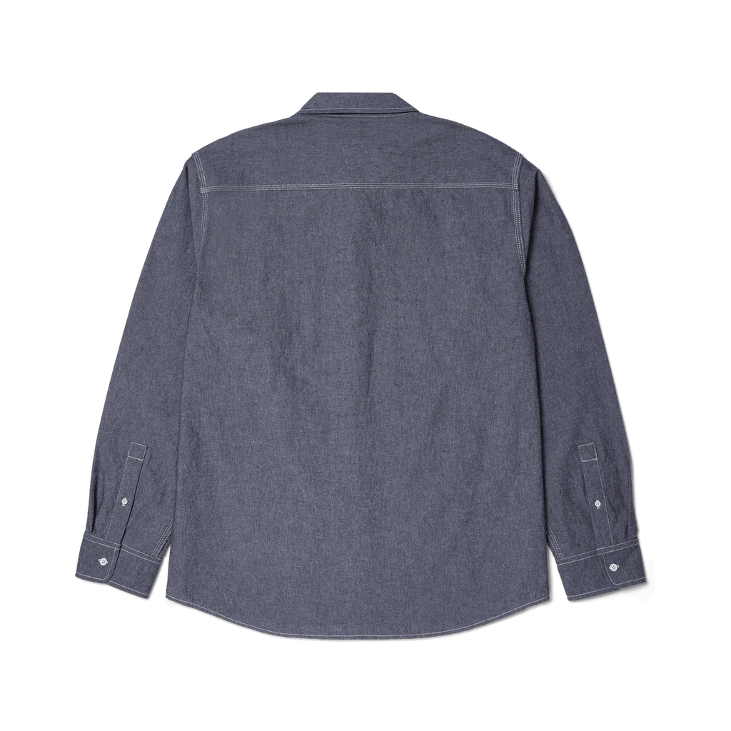 HUF Total Eclipse Chambray Shirt [Light Blue]