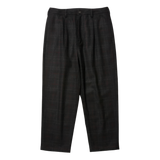 Evisen Wool Bohemian Pants [Black Plaid]