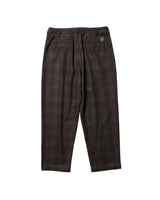 Evisen Wool Bohemian Pants [Black Plaid]