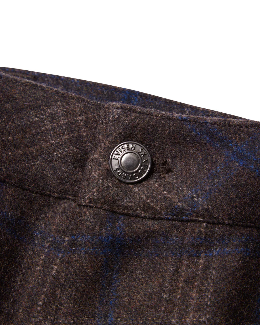 Evisen Wool Bohemian Pants [Black Plaid]