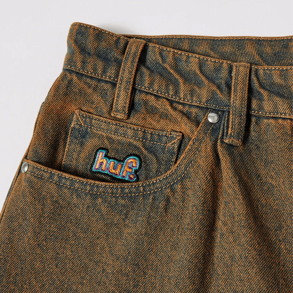 HUF Cromer Washed Denim Pants [Burnt Blue]