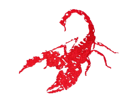 FA Embroidered Scorpion Cardigan