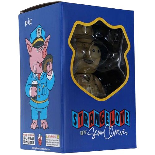 StrangeLove Pig / Yellow Glow / Vinyl Toy - Signed