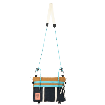 Topo Designs Mountain Accessory Shoulder Bag Khaki/Pond Blue