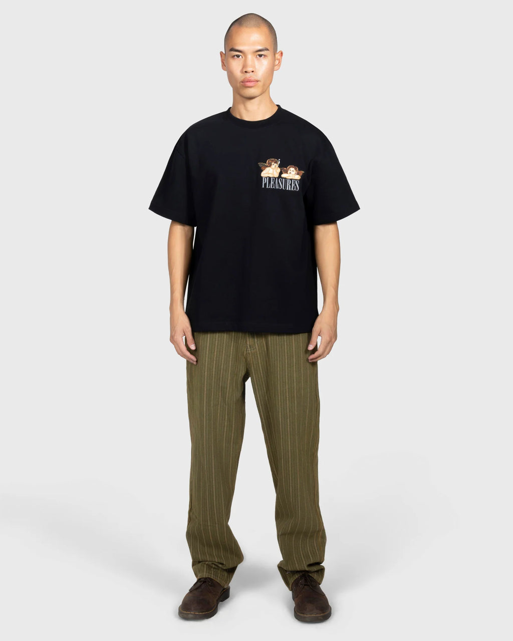 PLEASURES Dynamic Short Sleeve Crewneck