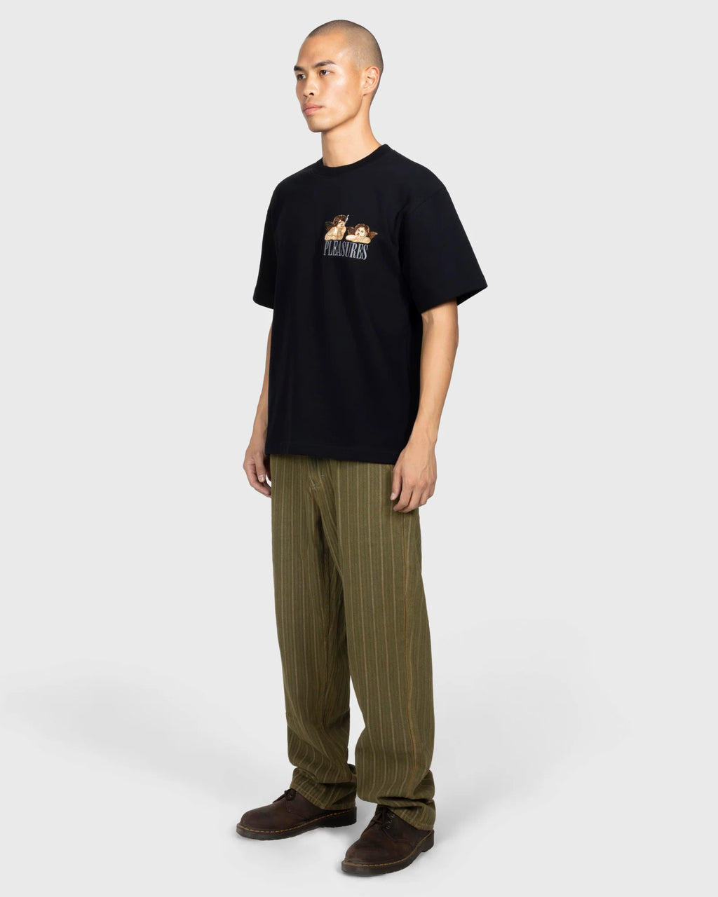 PLEASURES Dynamic Short Sleeve Crewneck