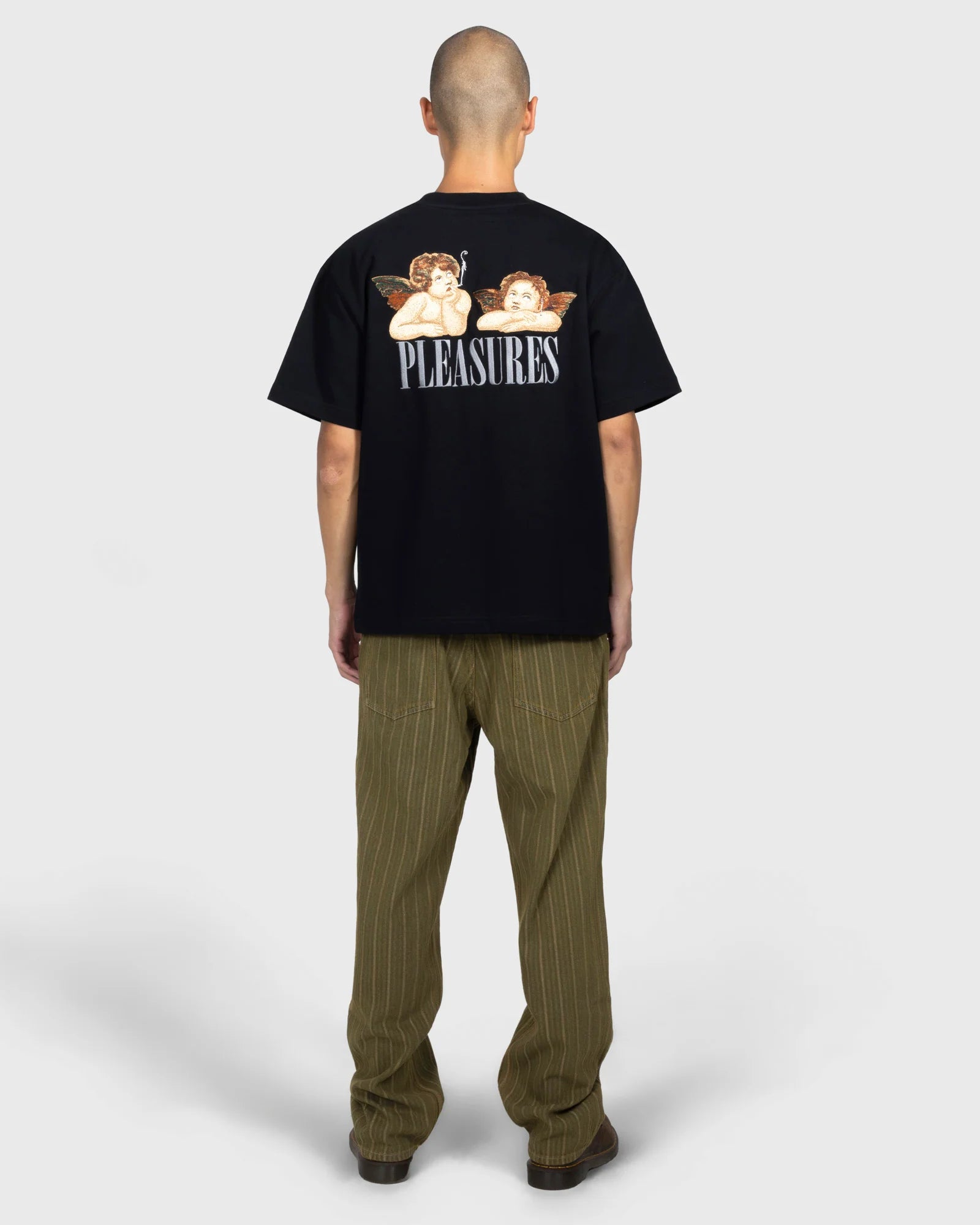 PLEASURES Dynamic Short Sleeve Crewneck