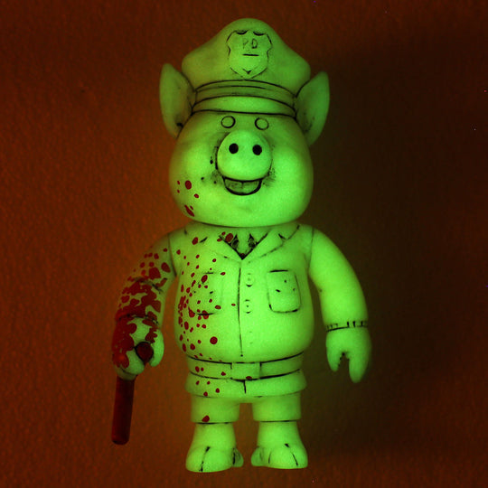 StrangeLove Pig / Yellow Glow / Vinyl Toy - Signed