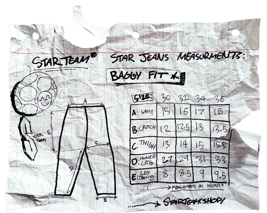 STAR TEAM Seam Jeans [Black]