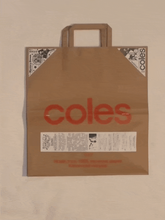 Sun (c) x Bootleg Comics Coles Bag Zine