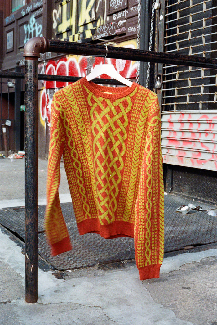 iggy NYC Drawn Cableknit | Mustard